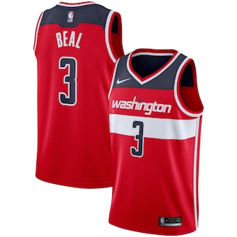 youth nike bradley beal red washington wizards swingman jers-518